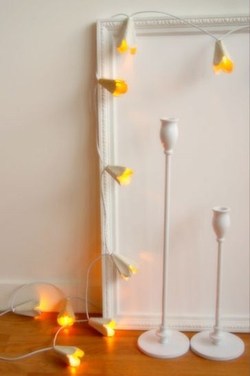 Fabriquer une guirlande lumineuse en matériau récup ! Fabriquer une guirlande lumineuse en matériau récup !