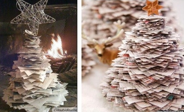 Faire un sapin de Noël en papier, idées décos Noël !