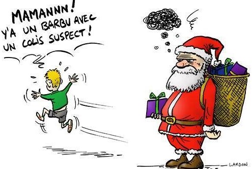 Humour, la dure vie du Père Noël Humour, la dure vie du Père Noël