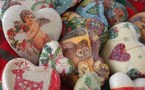 Décorations de Noël en forme de Coeur !