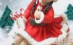 Tuto fille du Père Noël en porcelaine froide !