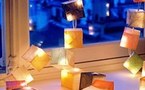 Fabriquer une guirlande lumineuse en matériau récup !
