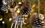 Idées Décorations de Noël en pommes de pin