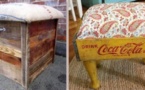 Faire un pouf ou siège d'appoint en récup !