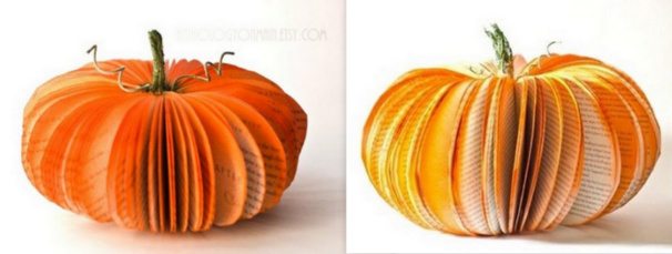 Tutoriels citrouilles en papier