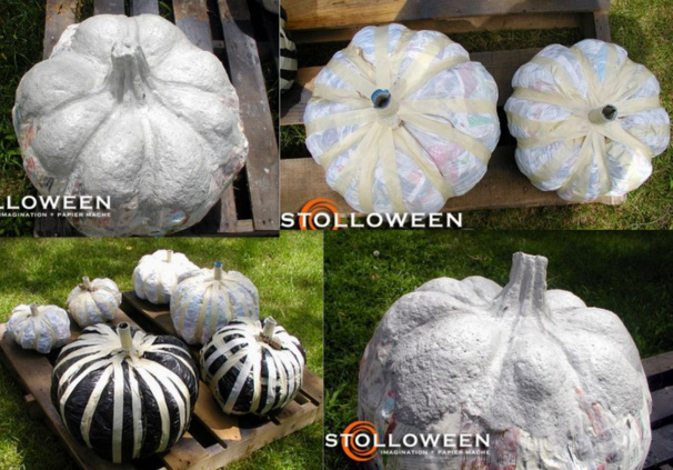 Tutoriels citrouilles en papier