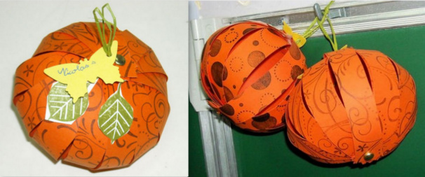 Tutoriels citrouilles en papier