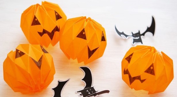 Tutoriels citrouilles en papier