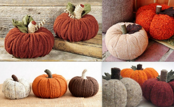 Faire une citrouille avec un pull en laine Faire une citrouille avec un pull en laine