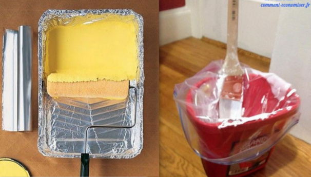 Astuces peinture et pinceaux