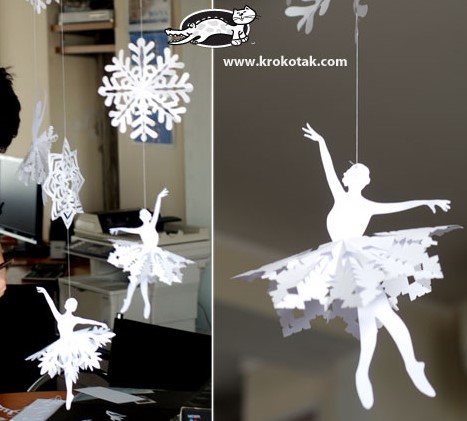 Faire une ballerine en papier, tutoriel