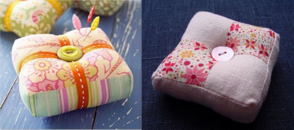 Tutoriels coussins pique-aiguilles
