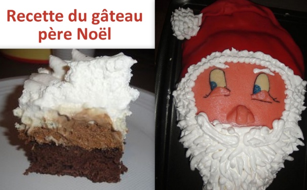 Recettes gâteaux Père Noël Recettes gâteaux Père Noël