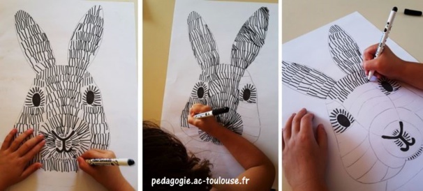 Dessiner un lapin graphisme, modèles et gabarits