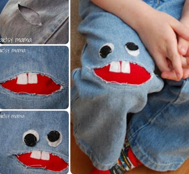 Astuce réparer un jean troué Astuce réparer un jean troué