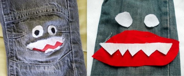 Astuce réparer un jean troué