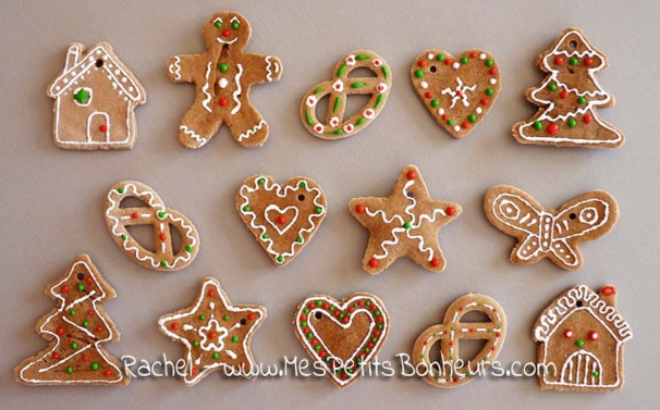 Faire des décorations de Noël en pâte à sel