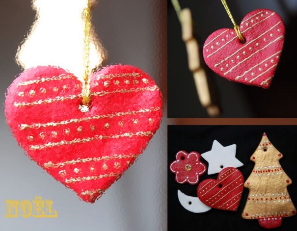 Faire des décorations de Noël en pâte à sel