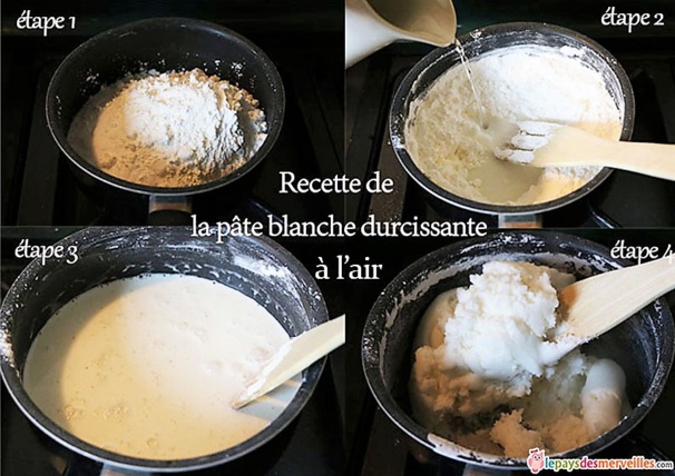 La recette pour faire sa pâte autodurcissante maison