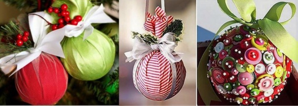 Décorer des boules polystyrène en boules de Noël Décorer des boules polystyrène en boules de Noël