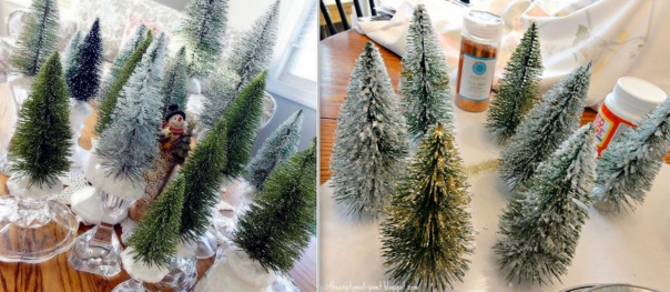 Astuce pour faire de petits sapins de Noël