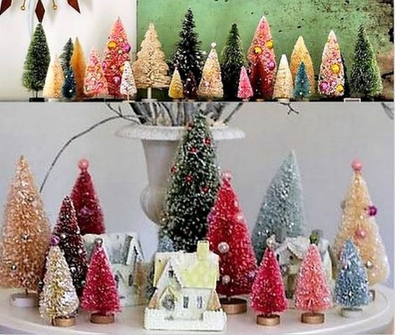 Astuce pour faire de petits sapins de Noël