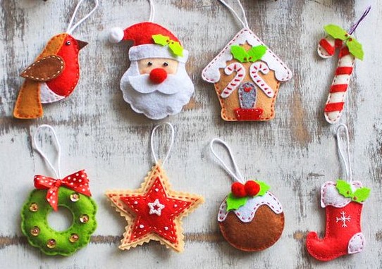 Modèles décorations Noël en feutrine Modèles décorations Noël en feutrine