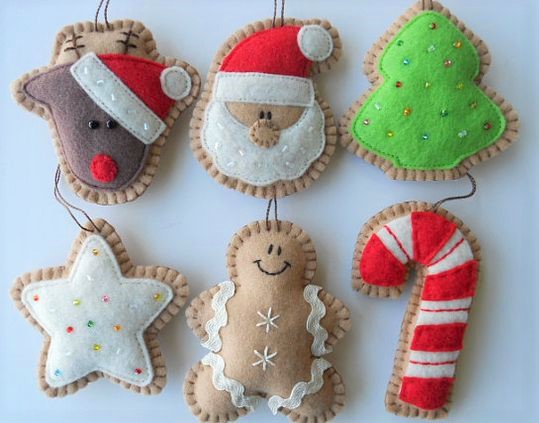 Modèles décorations Noël en feutrine Modèles décorations Noël en feutrine