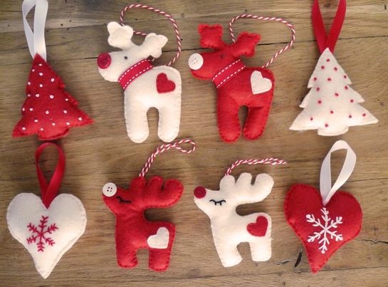 Modèles décorations Noël en feutrine Modèles décorations Noël en feutrine