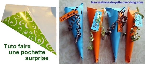 Tutos DIY : pochettes surprises