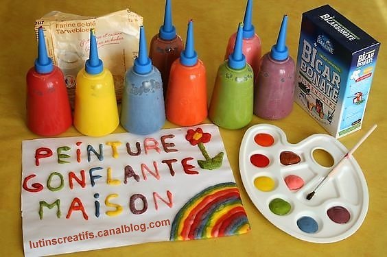 Recette faire une peinture gonflante