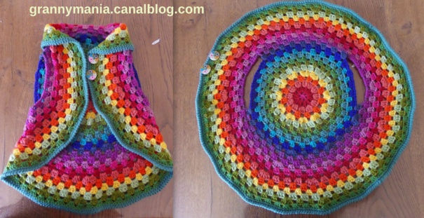 Faire un gilet circulaire en laine ou une veste mandala au crochet Faire un gilet circulaire en laine ou une veste mandala au crochet