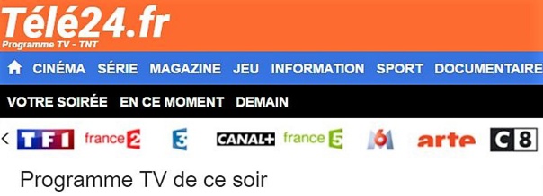 Vos programmes Télé, gratuits, clairs, nets et précis