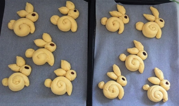 Recettes brioches lapins de Pâques