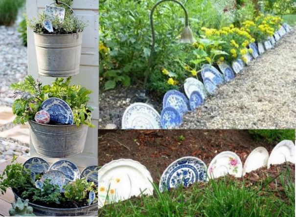 Recycler sa vaisselle au jardin
