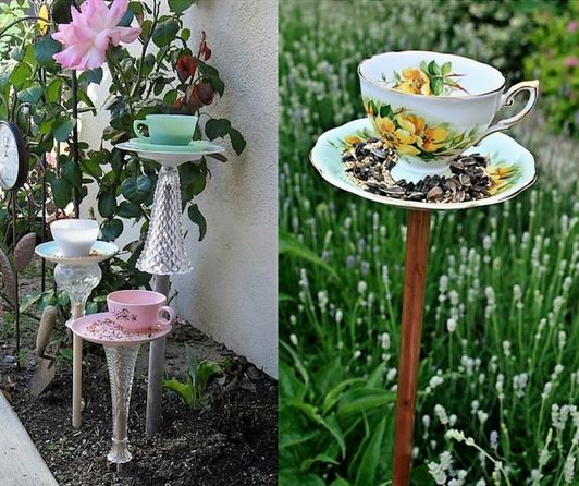 Recycler sa vaisselle au jardin