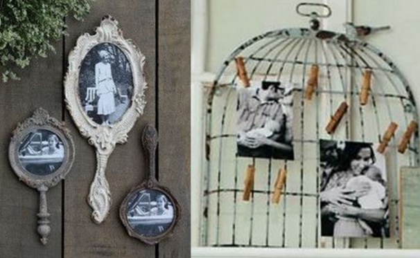 Cadres photos originaux faits avec de la récup
