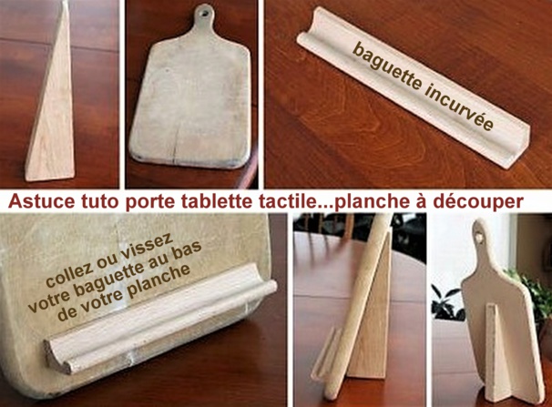 Tuto faire un support ou porte tablette tactile
