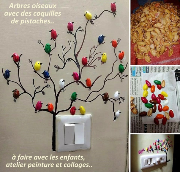 Idées créations en coques de pistaches