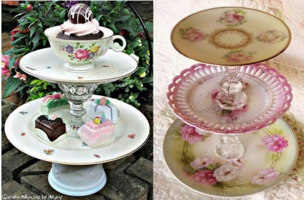 Faire un présentoir à gâteaux Faire un présentoir à gâteaux