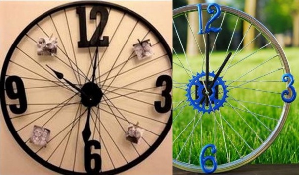 Idées recycler des roues de vélo
