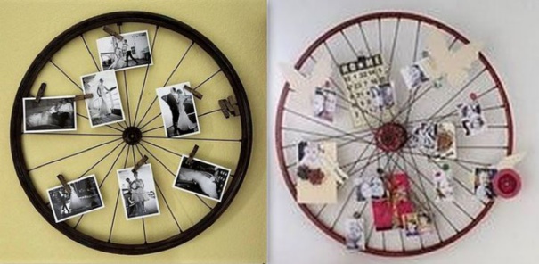 Idées recycler des roues de vélo Idées recycler des roues de vélo