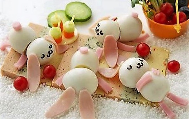 Idées décorations oeufs durs