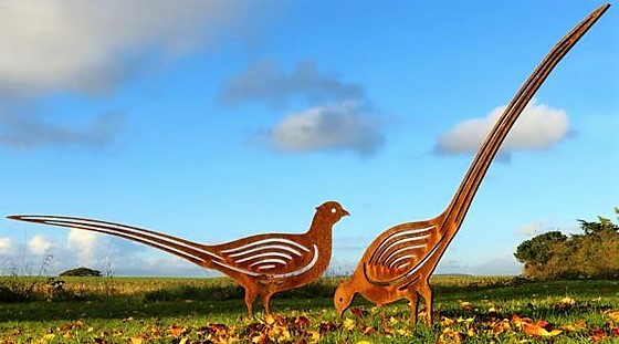 Déco sculptures rouillées au jardin Déco sculptures rouillées au jardin