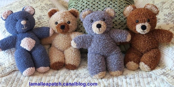 Tricoter un ours peluche, modèles et tuto Tricoter un ours peluche, modèles et tuto