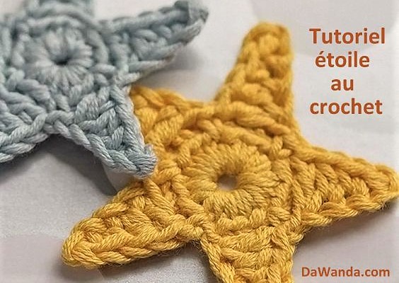 Faire des étoiles de Noël au crochet, les tutos