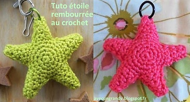Faire des étoiles de Noël au crochet, les tutos