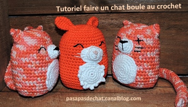 Tutos faire un chat boule au crochet, des modèles