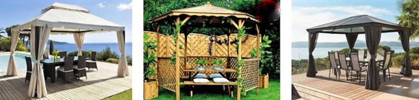 Tonnelles et pergolas de jardin