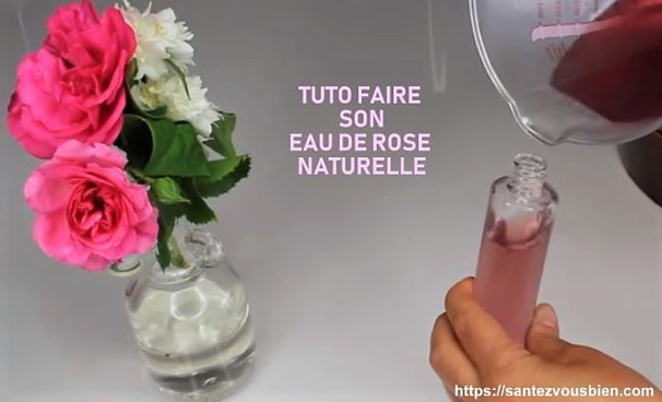 Tutoriel faire son eau de rose naturelle